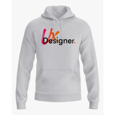 Худі жіночий з принтом Ux Designer сірий XS (HD-02-IT-0150-200-02-03)