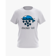 Футболка чоловіча з принтом Docker kill білий XS (TS-01-IT-0151-200-02-01)