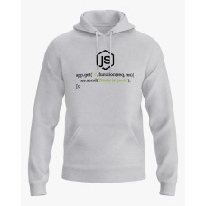 Худі жіночий з принтом Node is geek сірий XS (HD-02-IT-0154-200-02-03) Худі жіночий з принтом Node is geek сірий XS (HD-02-IT-0154-200-02-03)