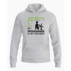 Худі жіночий з принтом Programmer is my Favorite сірий XS (HD-02-IT-0156-200-02-03) Худі жіночий з принтом Programmer is my Favorite сірий XS (HD-02-IT-0156-200-02-03)