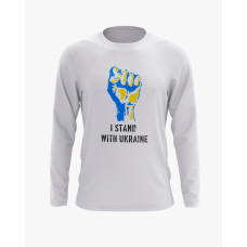 Світшот чоловічий з принтом Stand with Ukraine білий XS (SS-01-UKRAINE-0049-200-02-01) Світшот чоловічий з принтом Stand with Ukraine білий XS (SS-01-UKRAINE-0049-200-02-01)