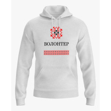 Худі чоловічий з принтом Волонтер сірий XS (HD-01-UKRAINE-0051-200-02-03) Худі чоловічий з принтом Волонтер сірий XS (HD-01-UKRAINE-0051-200-02-03)