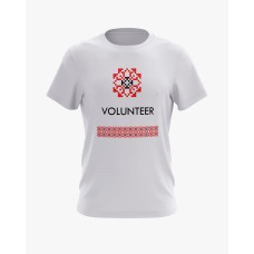 Футболка чоловіча з принтом Volunteer білий XS (TS-01-UKRAINE-0054-200-02-01) Футболка чоловіча з принтом Volunteer білий XS (TS-01-UKRAINE-0054-200-02-01)