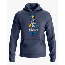 Худі жіночий з принтом Be brave like Ukraine темно-синій XS (HD-02-UKRAINE-0058-200-02-024) Худі жіночий з принтом Be brave like Ukraine темно-синій XS (HD-02-UKRAINE-0058-200-02-024)