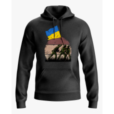 Худі жіночий з принтом ЗСУ встановлюють флаг України чорний XS (HD-02-UKRAINE-0069-200-02-02) Худі жіночий з принтом ЗСУ встановлюють флаг України чорний XS (HD-02-UKRAINE-0069-200-02-02)