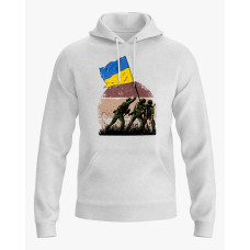 Худі жіночий з принтом ЗСУ встановлюють флаг України сірий XS (HD-02-UKRAINE-0069-200-02-03) Худі жіночий з принтом ЗСУ встановлюють флаг України сірий XS (HD-02-UKRAINE-0069-200-02-03)