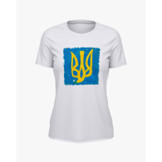 Футболка жіноча з принтом Герб України V82 білий S (TS-02-UKRAINE-0082-200-03-01) Футболка жіноча з принтом Герб України V82 білий S (TS-02-UKRAINE-0082-200-03-01)